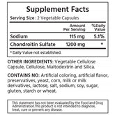 콘드로이친황산 1200 mg